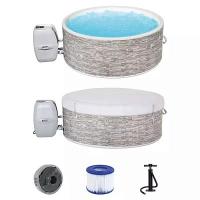 Bestway 60027 BW СПА-бассейн 145/155х60см "Vancouver AirJet Plus" 804л, круглый, аэромассаж