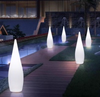 Светильник Капля 45х150 питание от АКБ, RGB Светильник Капля 45х150 питание от АКБ, RGB