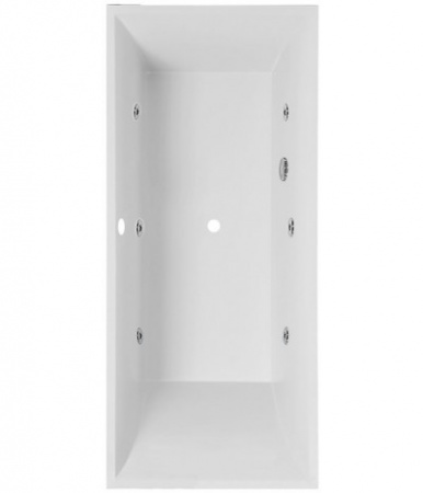 Ванна Villeroy Boch Squaro 180x80 (Белая) с гидромассажем